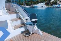 AmeriGlide Bespoke Outdoor Stair lift Boat Deck